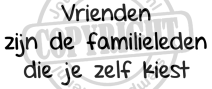 vrienden zijn de familieleden 6x2-54cm copy